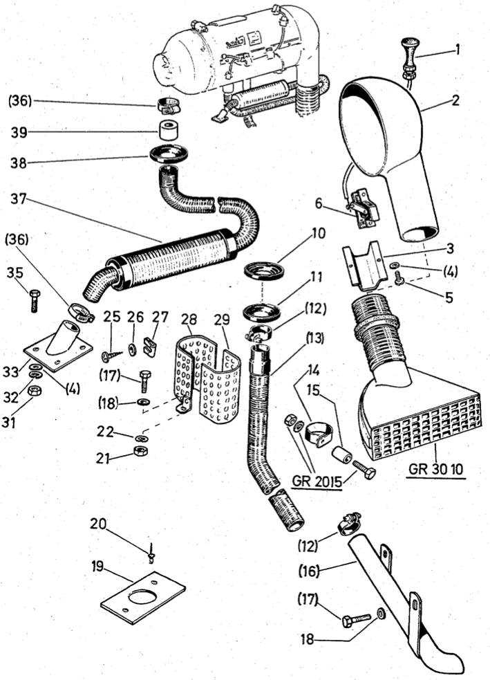 Ducts Espar Heater - Group 30-21