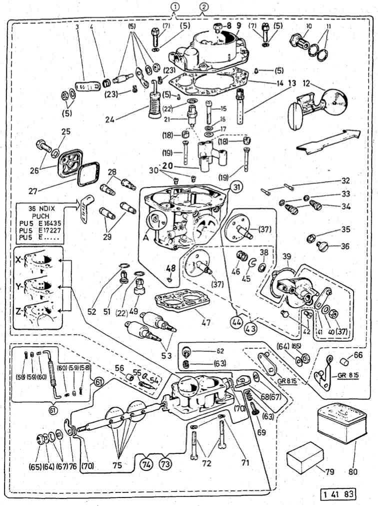 Carburetor - Group 01-40