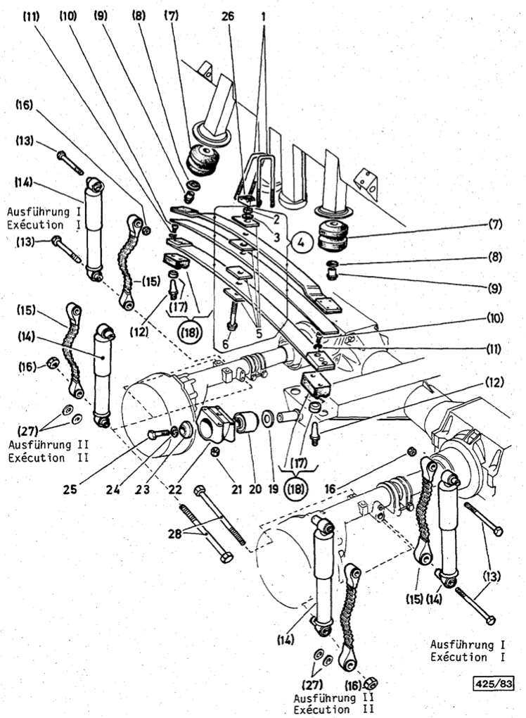 Suspension Rear 6x6 - Group 04-25