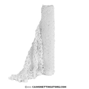 Arctic White Snow Camouflage Netting, Bulk Roll. Arctic White Snow Camouflage Netting, Bulk Roll.