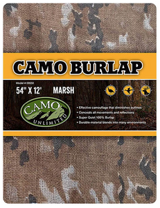 Camo Burlap - Bulk Roll - Marsh Camo Burlap - Bulk Roll - Marsh