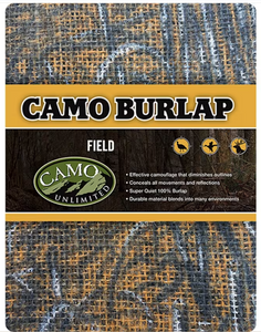 Camo Burlap - 54" x 12' Field Camo Burlap - 54" x 12' Field