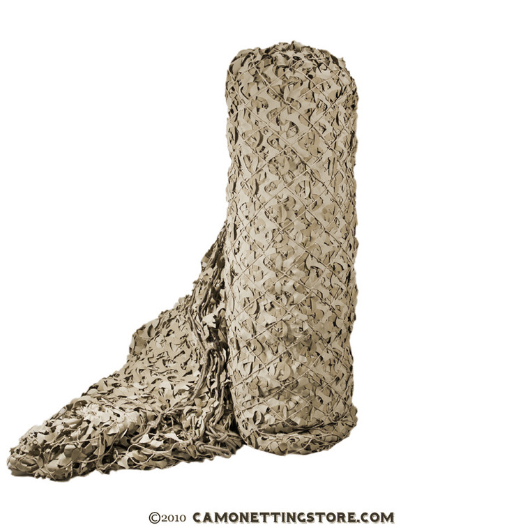 Desert Bulk Roll Camo Netting, Premium Military-Style