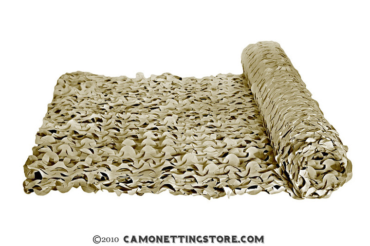 Desert Camo Netting UltraLite, Bulk Roll