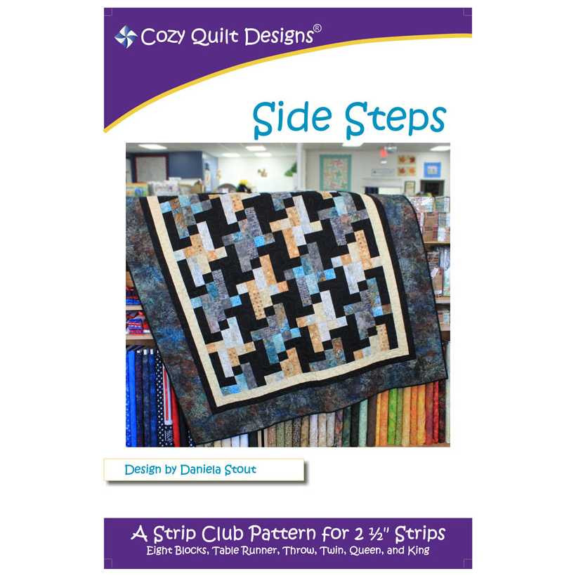 Box Step Quilt Pattern By Cozy Quilt Designs Old Mill Quilting