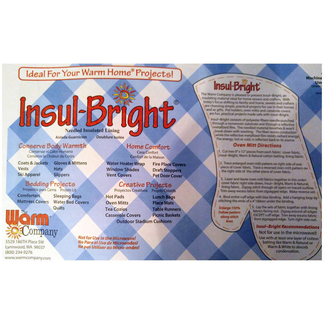 Insul-Bright Heat Resistant Batting