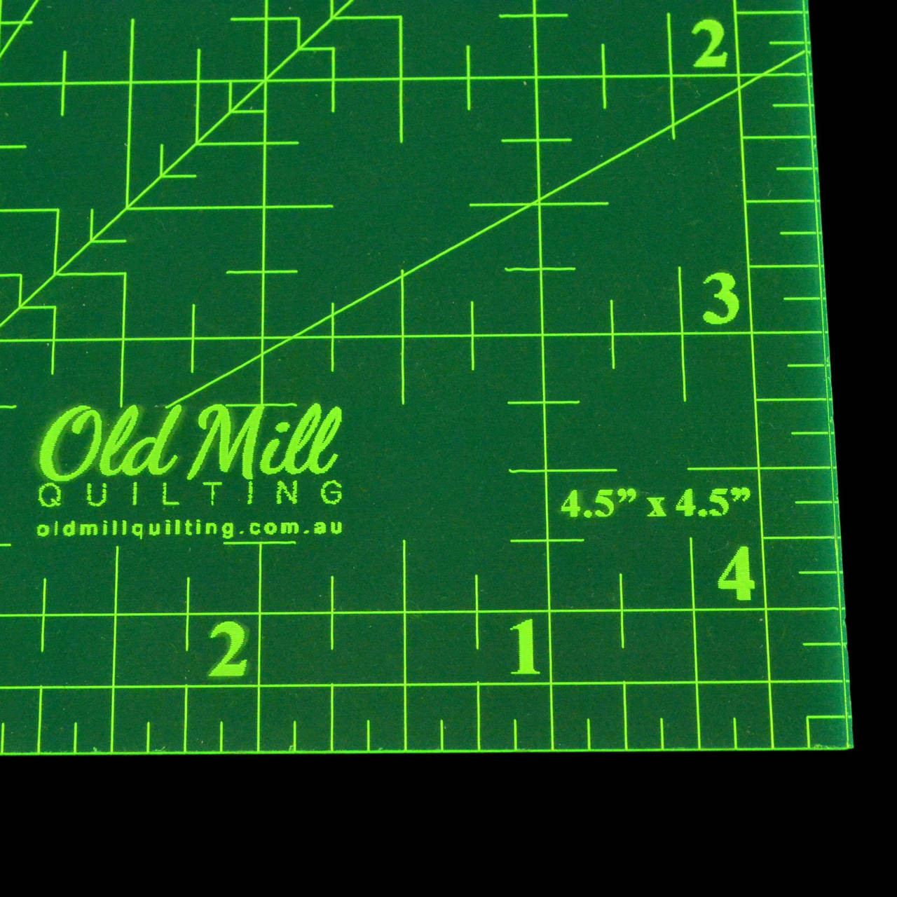 4.5 Ruler Matildas Own Ruler 4.5 x 4.5 Inch Square - Old Mill Quilting