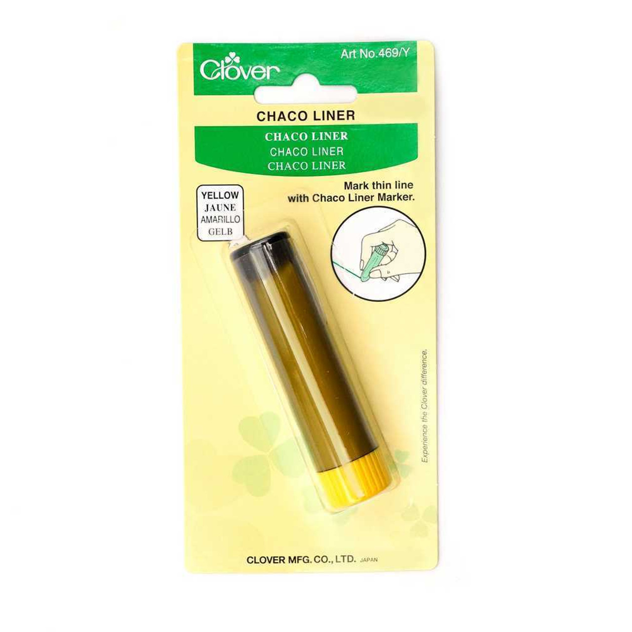 Clover Chaco Chalk Liner YELLOW Old Mill Quilting