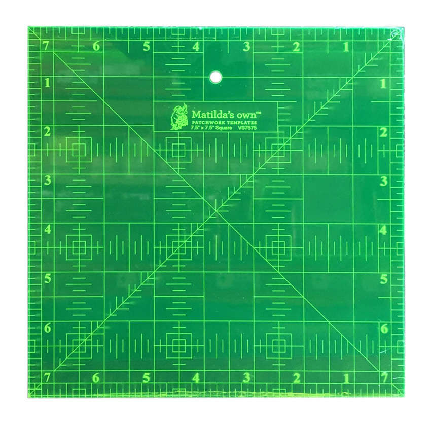 Matildas Own Ruler 7.5 x 7.5 Inch Square for Quilting and Sewing - Old ...