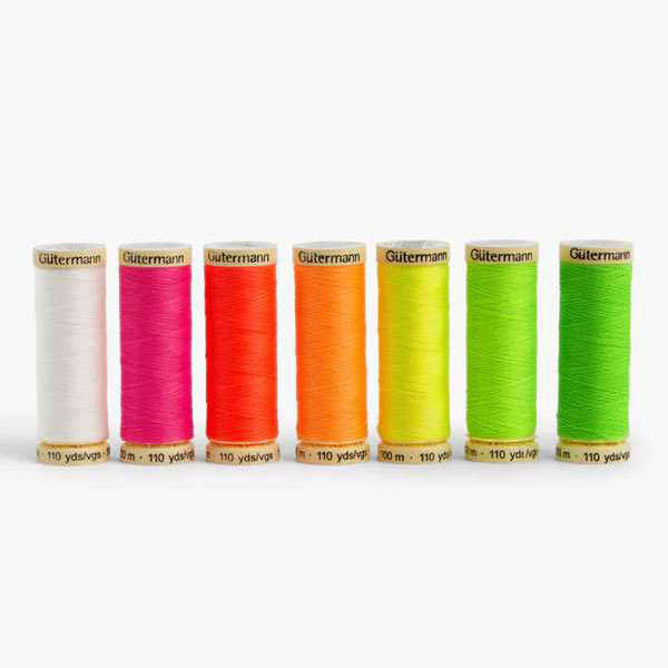 Gutermann Neon 7 x 100M Polyester Thread Made in Germany Old Mill