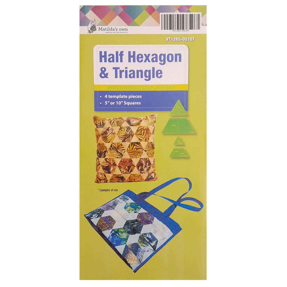 Matildas Own Half Hexagon & Triangle Patchwork Template Set - Old Mill ...