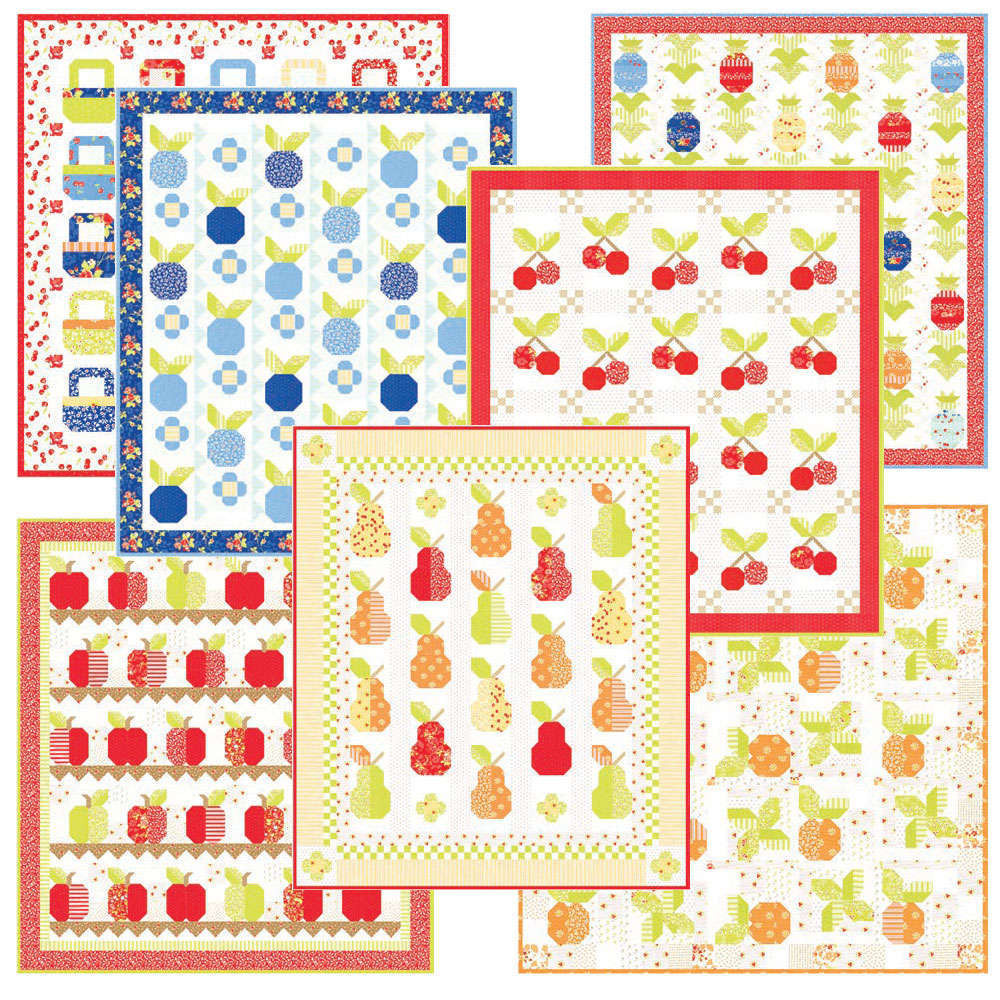Moda Fruit Cocktail Jelly Roll 2.5" Fabric Strips by Fig Tree & Co ...