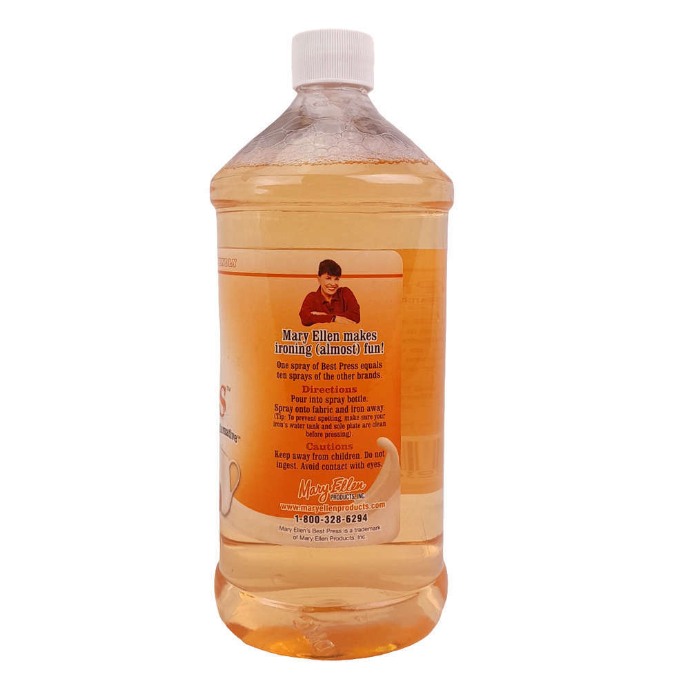Mary Ellens Best Press Spray Starch Peaches & Cream 1L Old Mill Quilting
