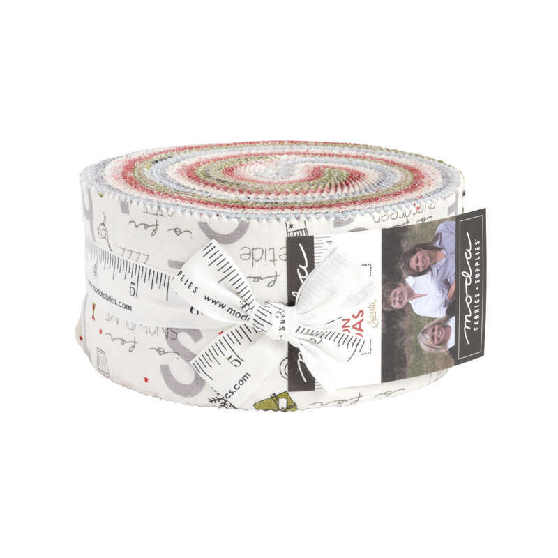 Moda On Dasher Jelly Roll 2.5" Fabric Strips by Sweetwater - Old Mill ...