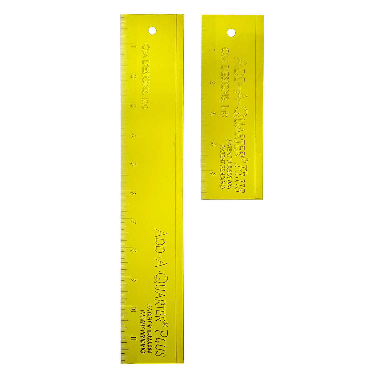 cm Designs Add-A-Quarter Plus Ruler - 12 in.