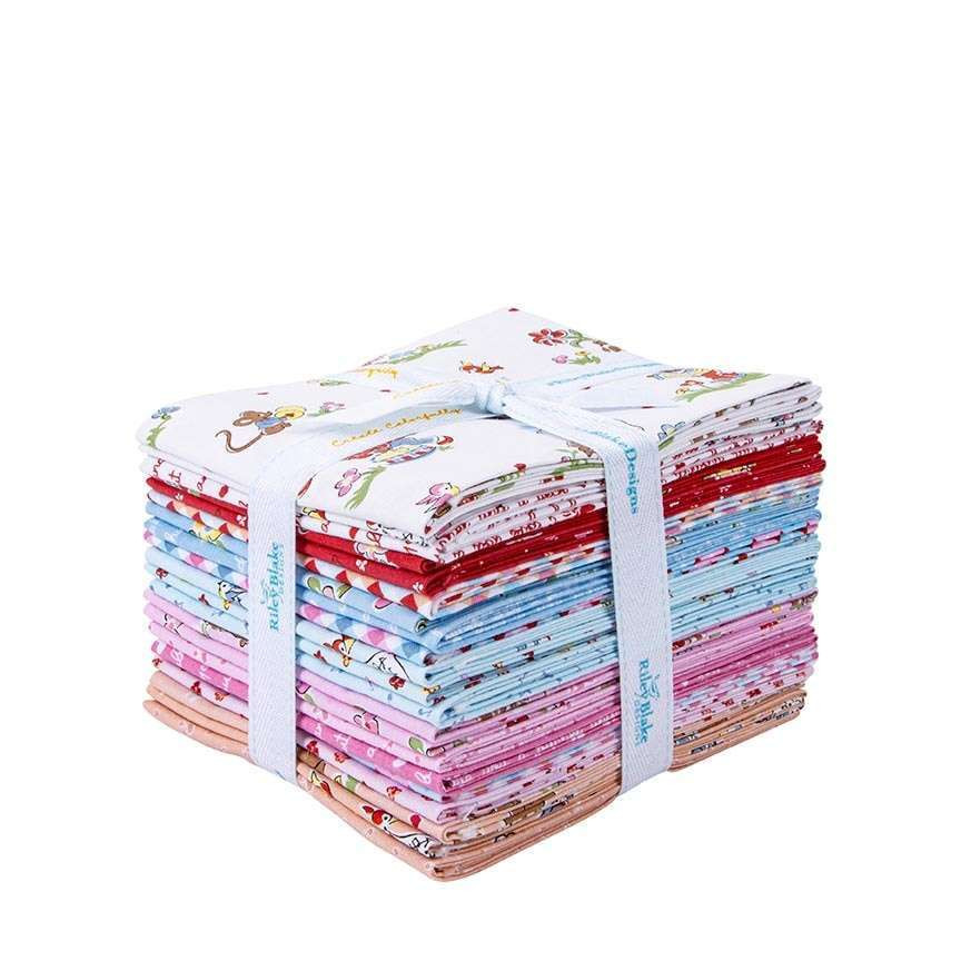 Riley Blake Designs Love Notes FQ Bundle Fabric 21pcs by Lindsay Wilkes ...