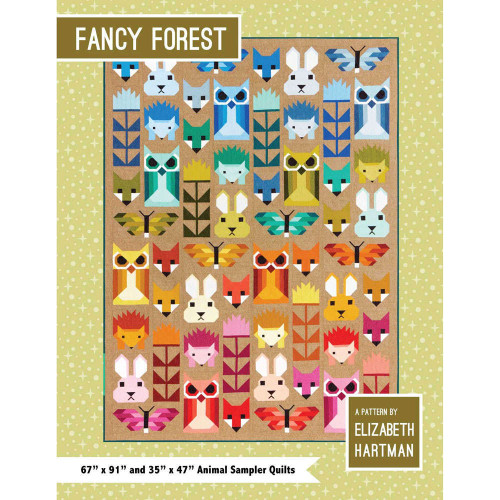 Fancy Forest Sampler Quilt Pattern by Elizabeth Hartman