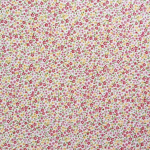 Sevenberry - Floral Print Pinks, Yellow, Japanese Fabric