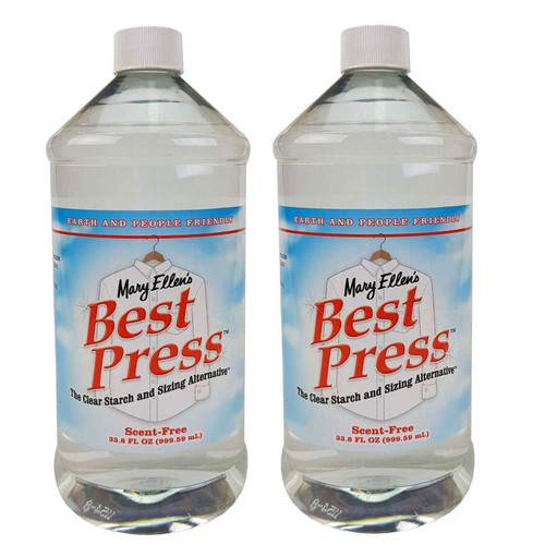 Mary Ellens Best Press Spray Starch Scent Free 2 x 1000ml Refills