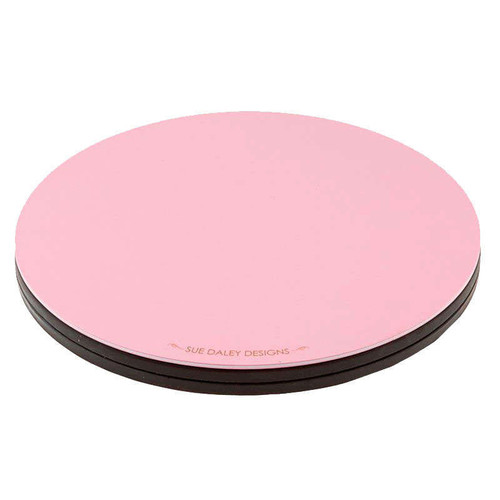 Sue Daley Designs Large 16 Inch Pink Rotating Cutting Mat