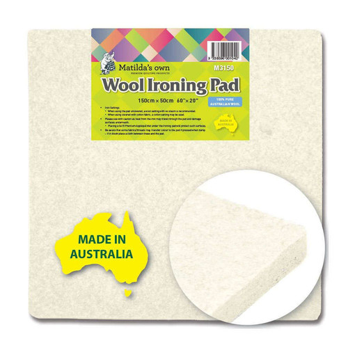 Matildas Own 100% Wool Ironing Pad/Mat 150cm x 50cm ( 60" x 20" )