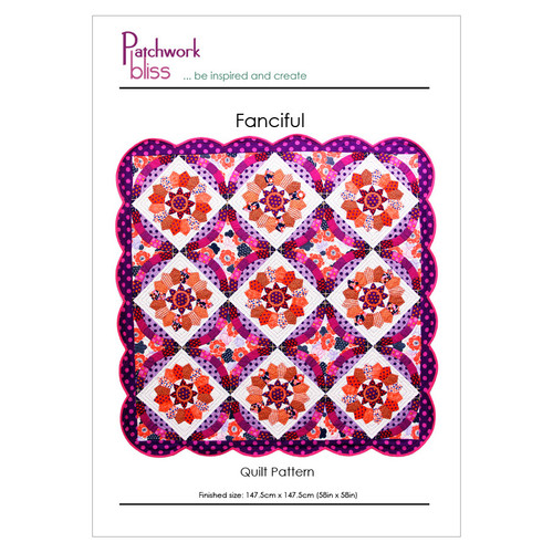 Fanciful Quilt Pattern By Patchwork Bliss - English Paper Pieced