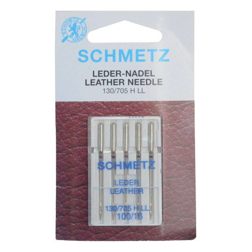 Schmetz Leather Sewing Machine Needles Size 100/16 Pack of 5