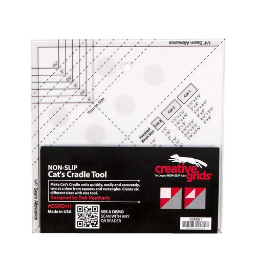 Creative Grids Cat's Cradle Tool Ruler 7x7 Inch
