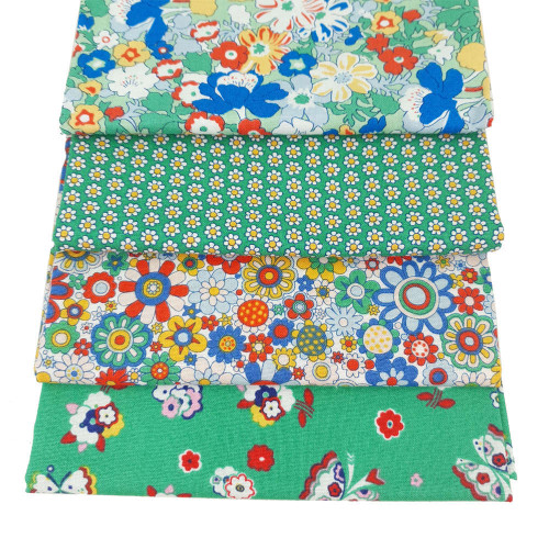 Liberty Cotton 4 x Fat Quarter Bundle Pack # 22