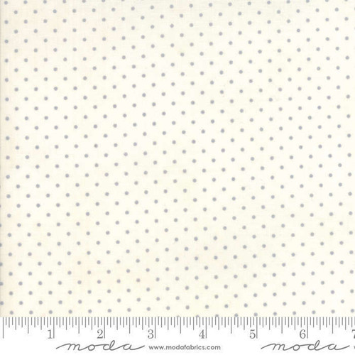 Moda Essential Dots Cream/Silver Dot Fabric M8654155