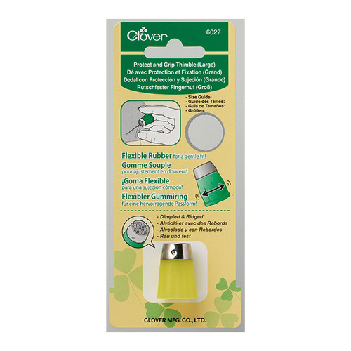Clover Protect & Grip Thimble (LARGE) Yellow
