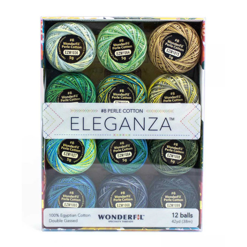 Wonderfil Meadow Eleganza Variegated #8 Perle Cotton