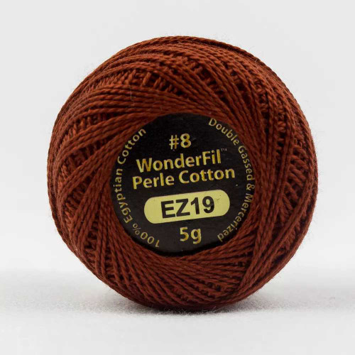 Wonderfil Eleganza #8 Solid Perle Cotton - Autumn Leaf  5g Ball