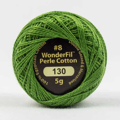 Wonderfil Eleganza #8 Solid Perle Cotton - Cypress 5g Ball