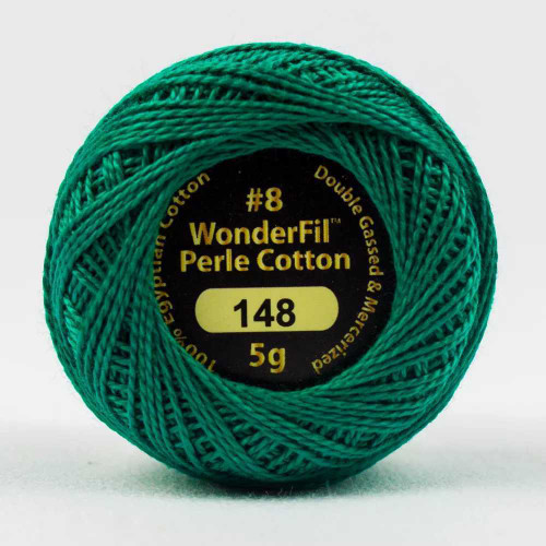 Wonderfil Eleganza #8 Solid Perle Cotton - Paradise 5g Ball