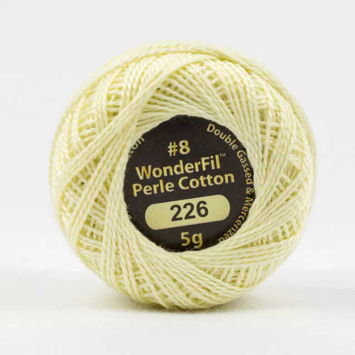 Wonderfil Eleganza #8 Solid Perle Cotton - Dandelion Puff 5g Ball