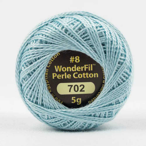 Wonderfil Eleganza #8 Solid Perle Cotton - Spring Rain 5g Ball