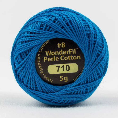 Wonderfil Eleganza #8 Solid Perle Cotton - Peacock 5g Ball