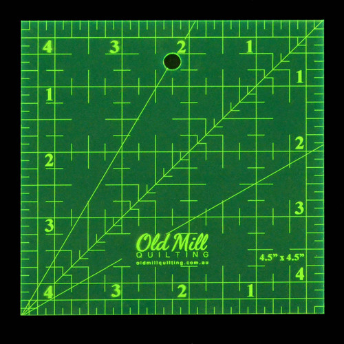 ruler 8 5 x 8 5 inch square for quilting and sewing matilda s own old mill quilting