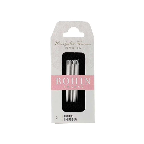 Bohin Embroidery Needles Size 9 Pack of 15