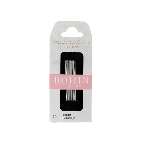 Bohin Embroidery Needles Size 10 Pack of 15