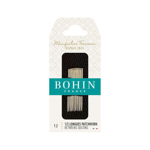 Bohin Patchwork Needles Size 12 Pack of 20