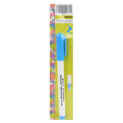 Water Erasable Fabric Marking Pen - Blue Wash Out Pen Matildas Own