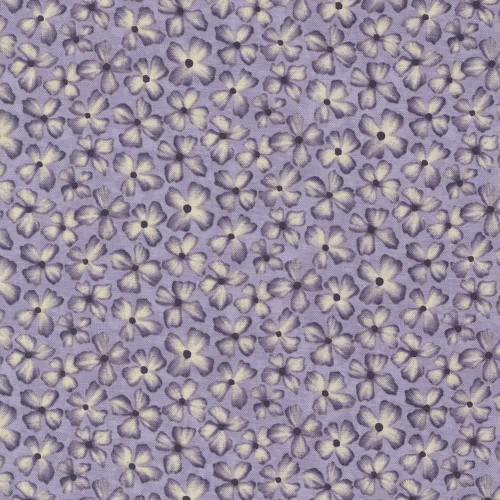 Moda Wild Iris Lavender Dames Rocket Floral Blender Fabric by Holly Taylor M687414