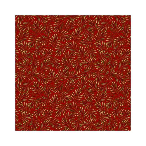 Boughs of Beauty Russet 108" Wide Backing Fabric By Bernartex Sold By 50cm