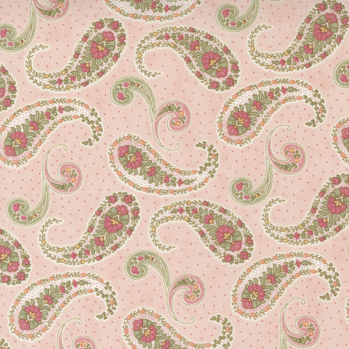 Moda Promenade Blush Paisley Waltz Fabric by 3 Sisters M4428214