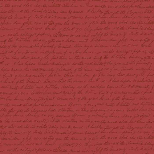 Sweet Blush Rose Red Words By PB Textiles PB4640R