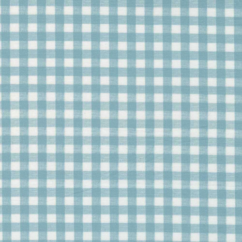 Moda Leather & Lace & Amazing Grace Blue Check Fabric By Cathe Holden M740616