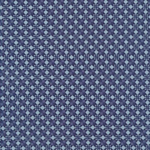 Poppie Cotton Betsy's Sewing Kit Feeling Quilty Blue Fabric BK22103