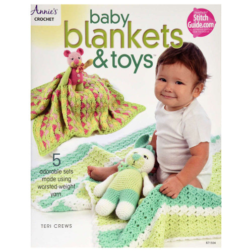 Baby Blankets & Toys Crochet Book By Teri Crews